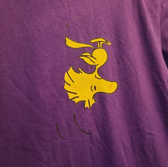 EUC Woodstock Peanuts Purple Ladies T-shirt - Picture 2 of 3
